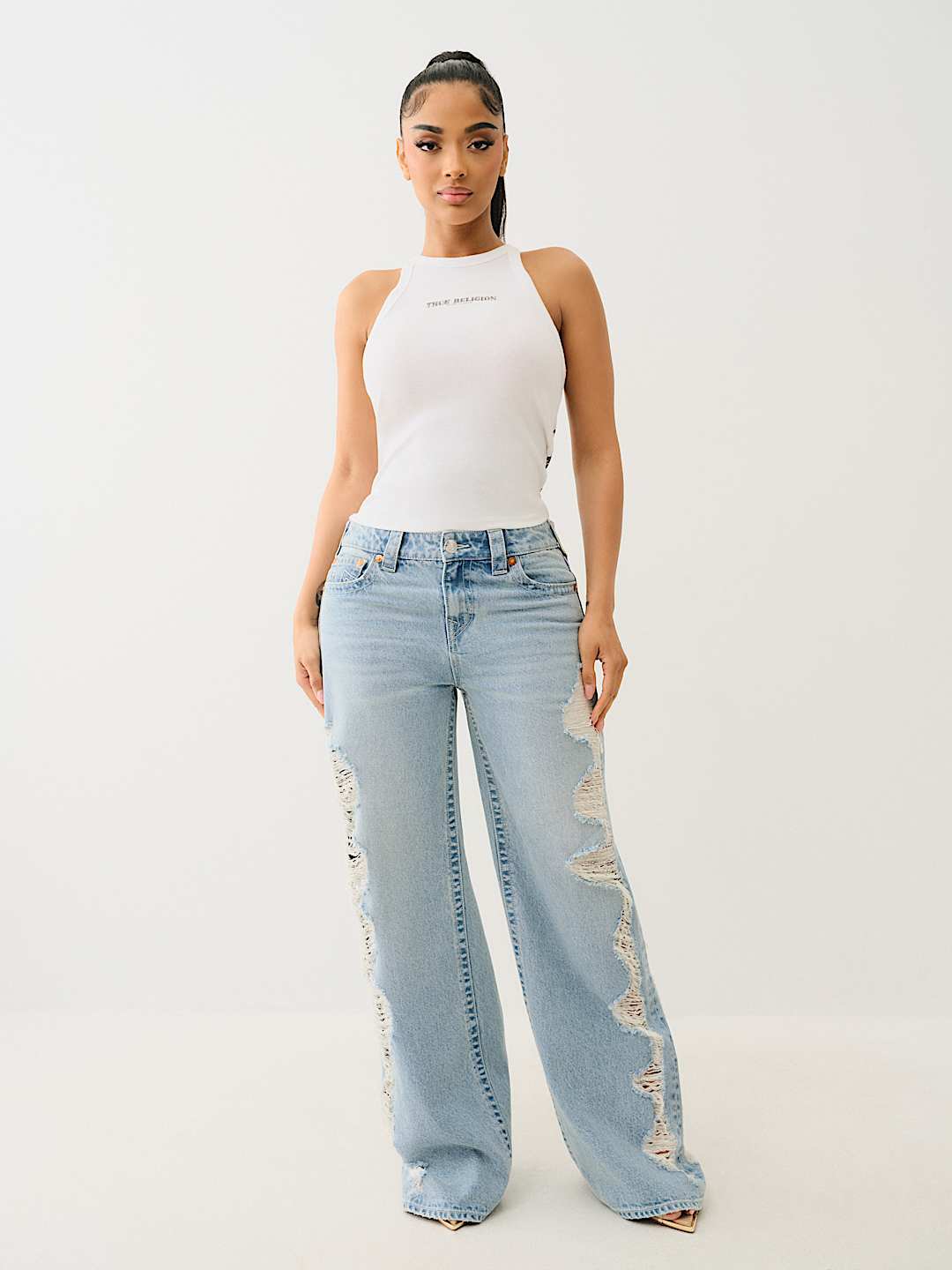 WORLD TOUR BUDDHA HALTER TANK