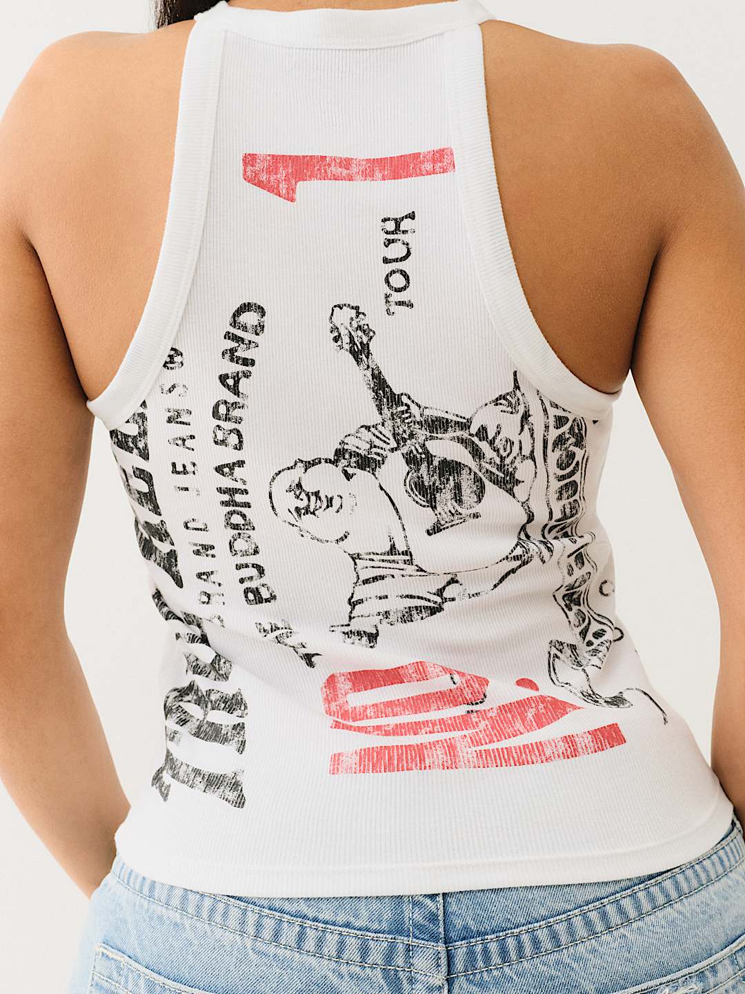 WORLD TOUR BUDDHA HALTER TANK