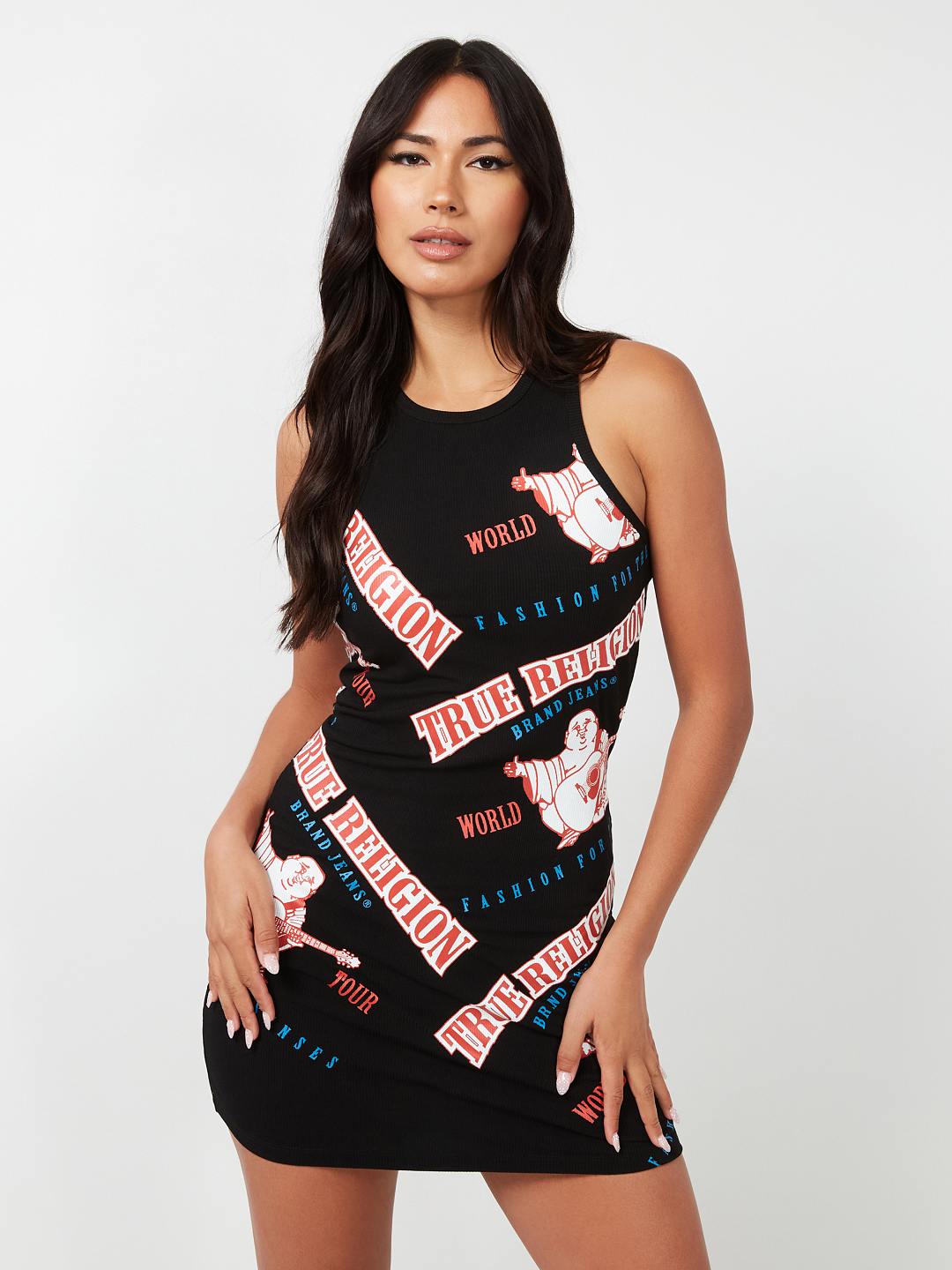 True religion black dress sales