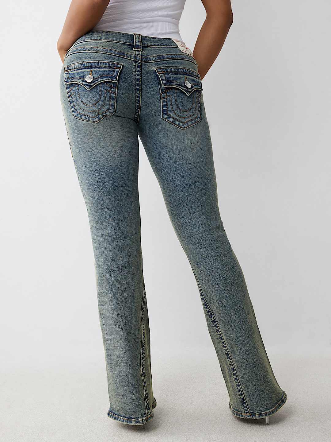JOEY LOW RISE FLAP FLARE JEAN
