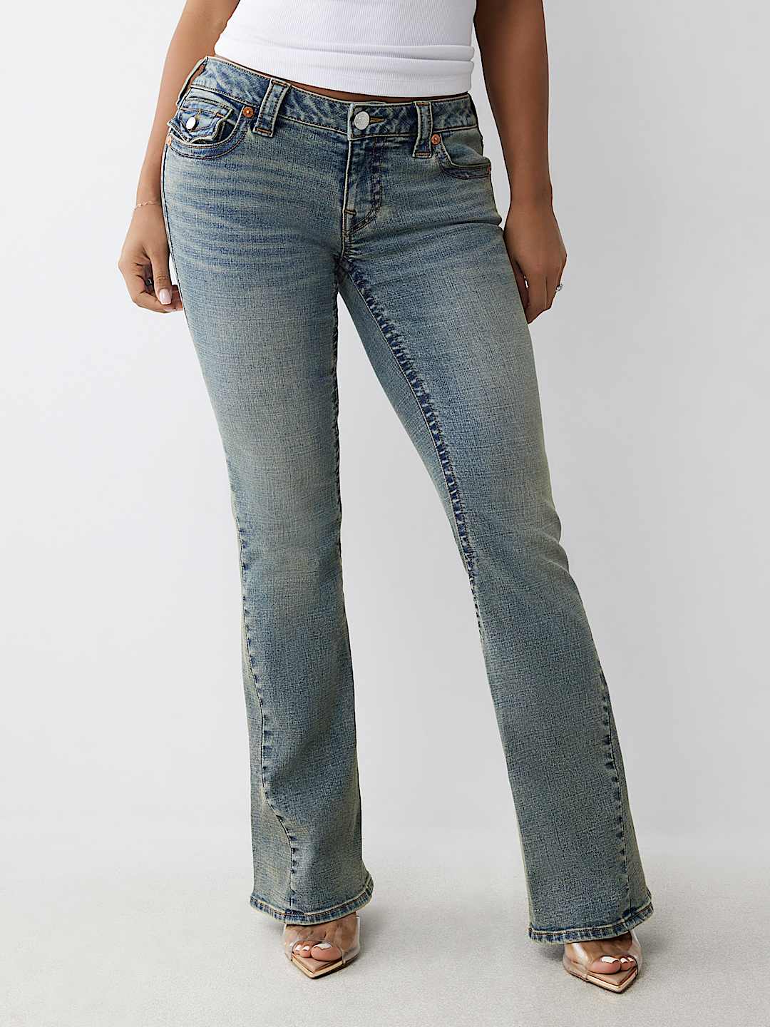 JOEY LOW RISE FLAP FLARE JEAN