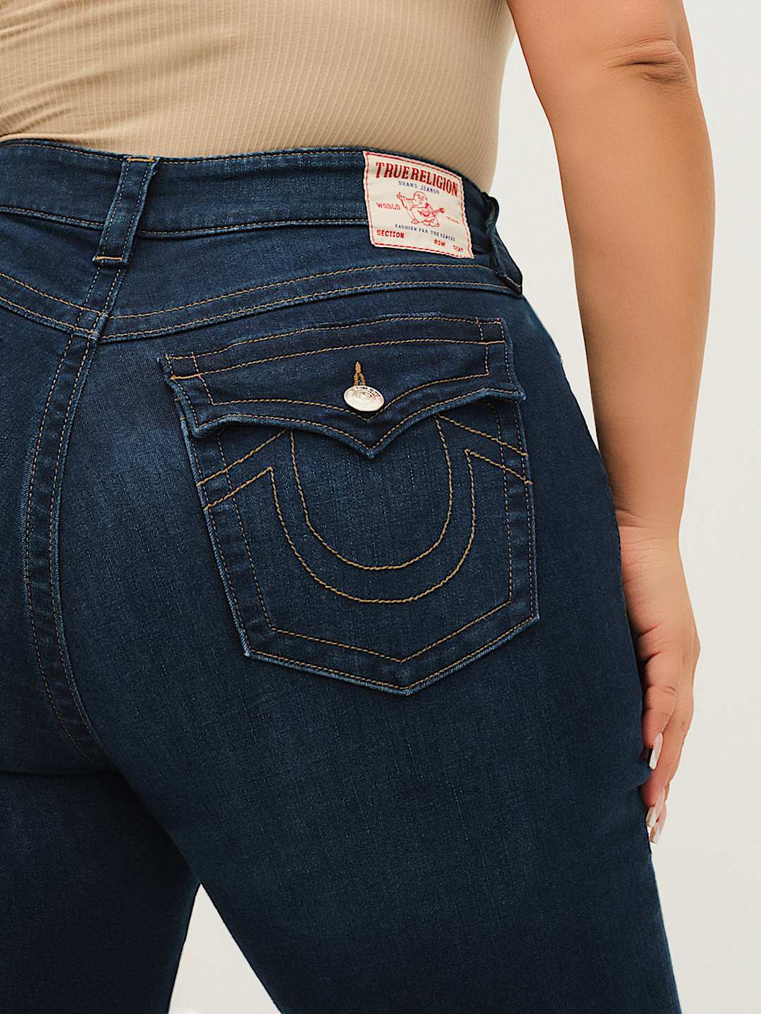 Fashion true religion high rise jeans