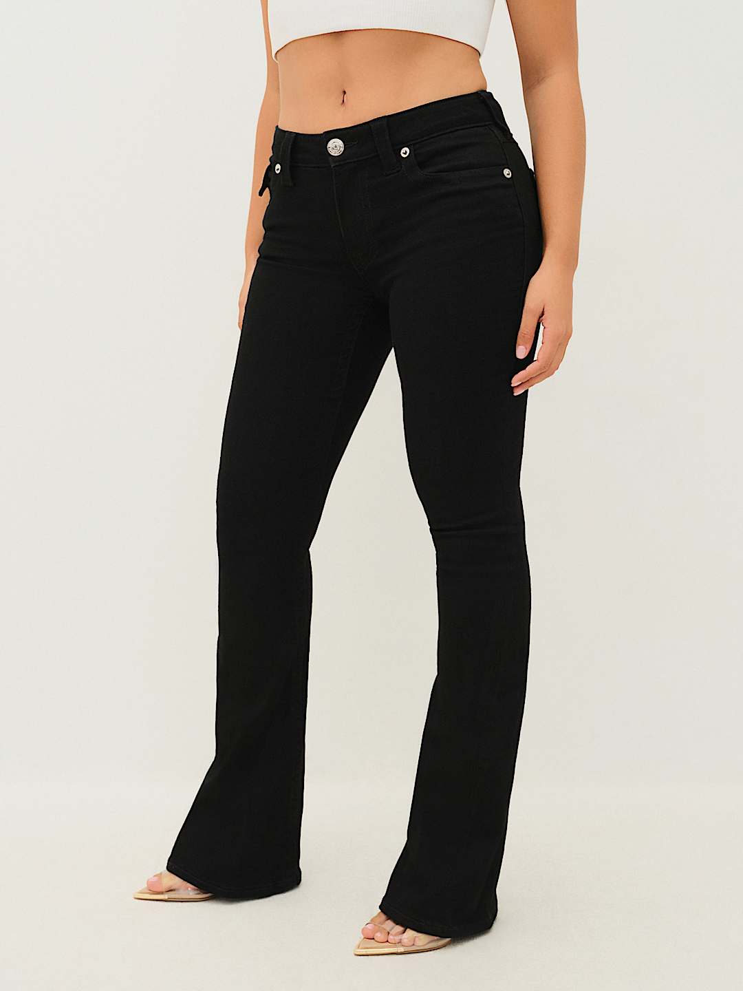 JOEY MID RISE FLAP FLARE JEAN