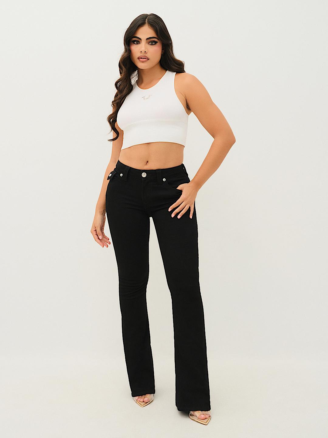 JOEY MID RISE FLAP FLARE JEAN