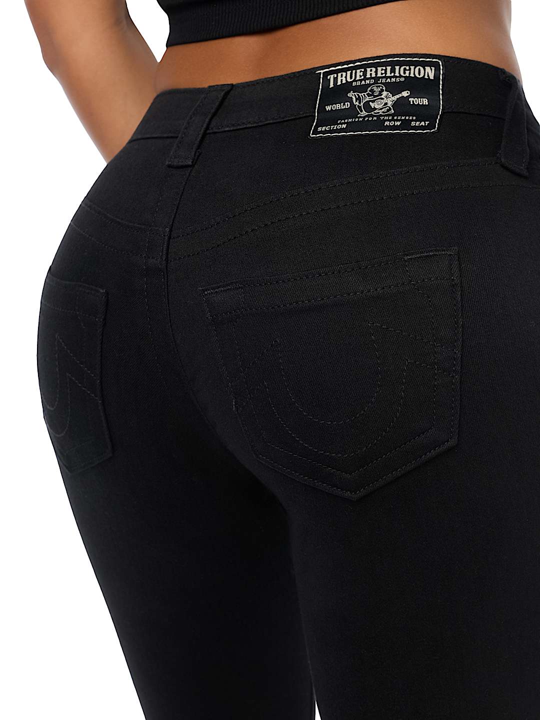 JEANS SKINNY CURVIL&Iacute;NEOS JENNIE DE TIRO MEDIO