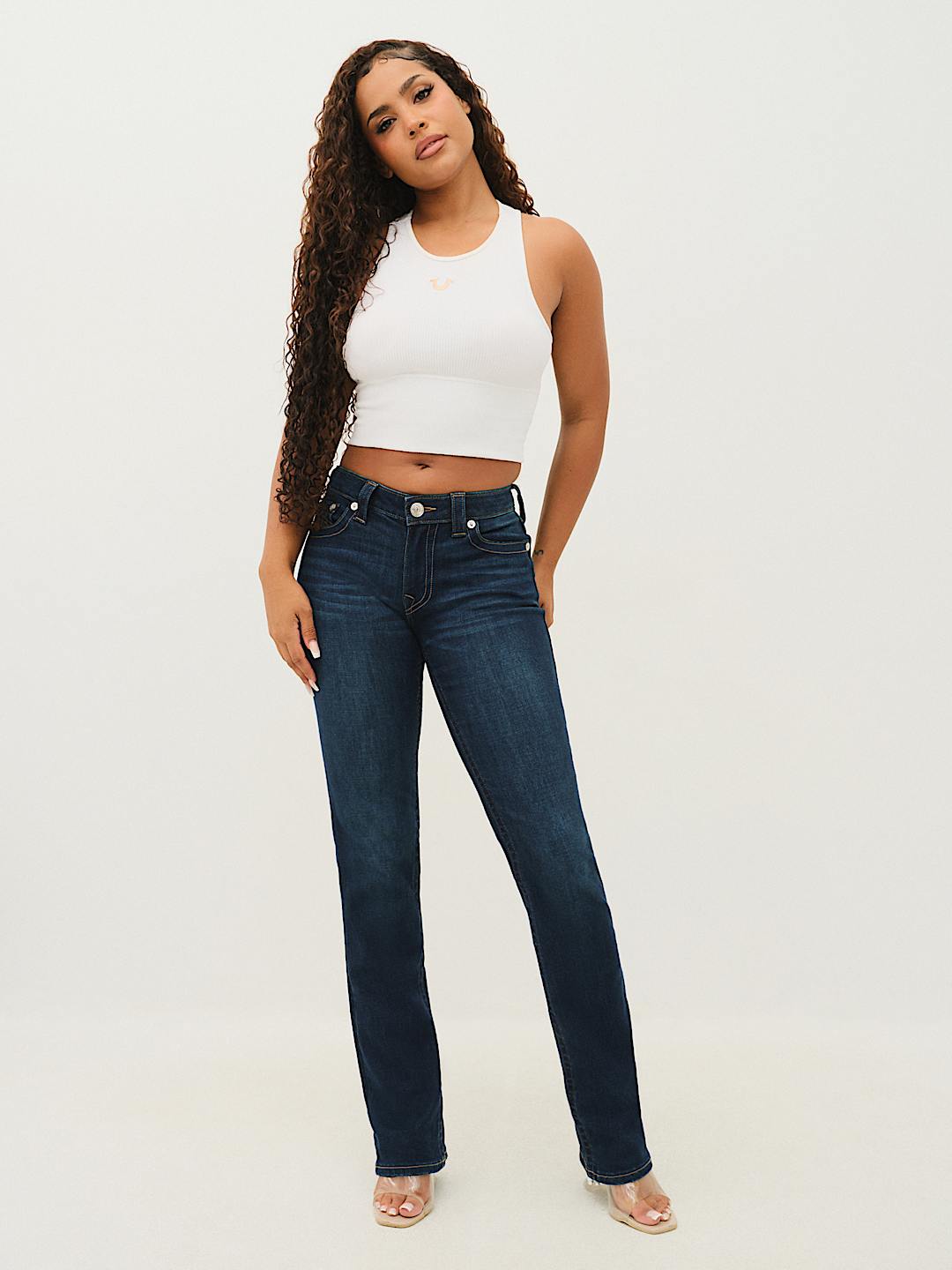 BILLIE MID RISE STRAIGHT JEAN