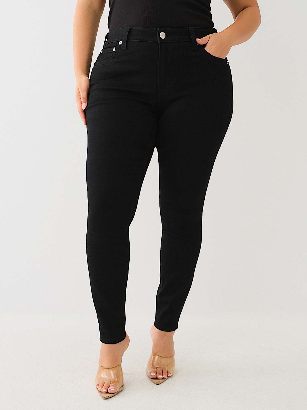 PLUS HALLE HIGH RISE SUPER SKINNY JEAN, image 3
