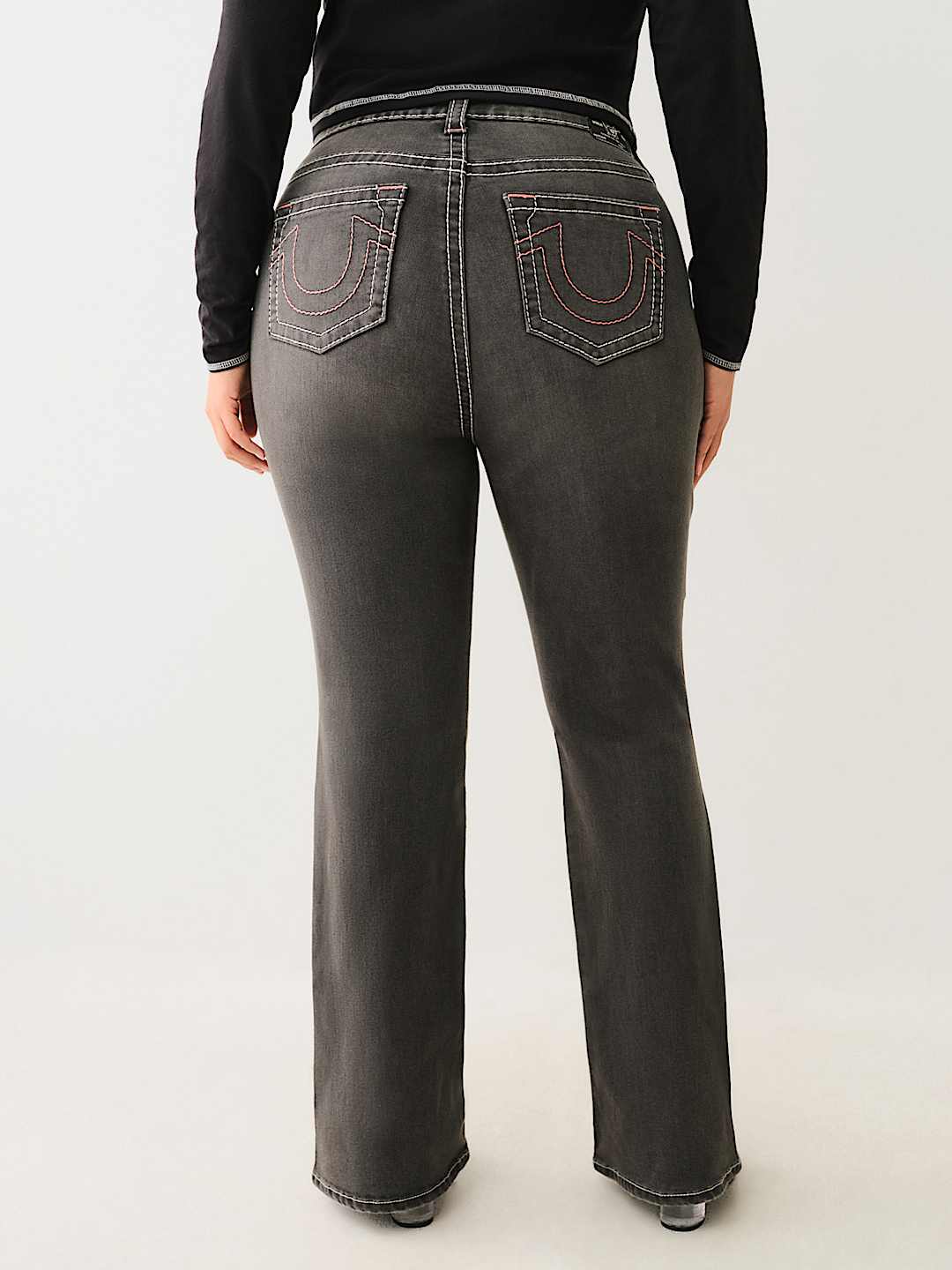 PLUS BECCA HIGH RISE BIG T BOOTCUT JEAN, image 4
