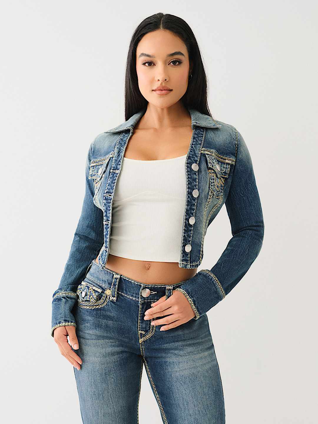 True religion jean jacket orders womens