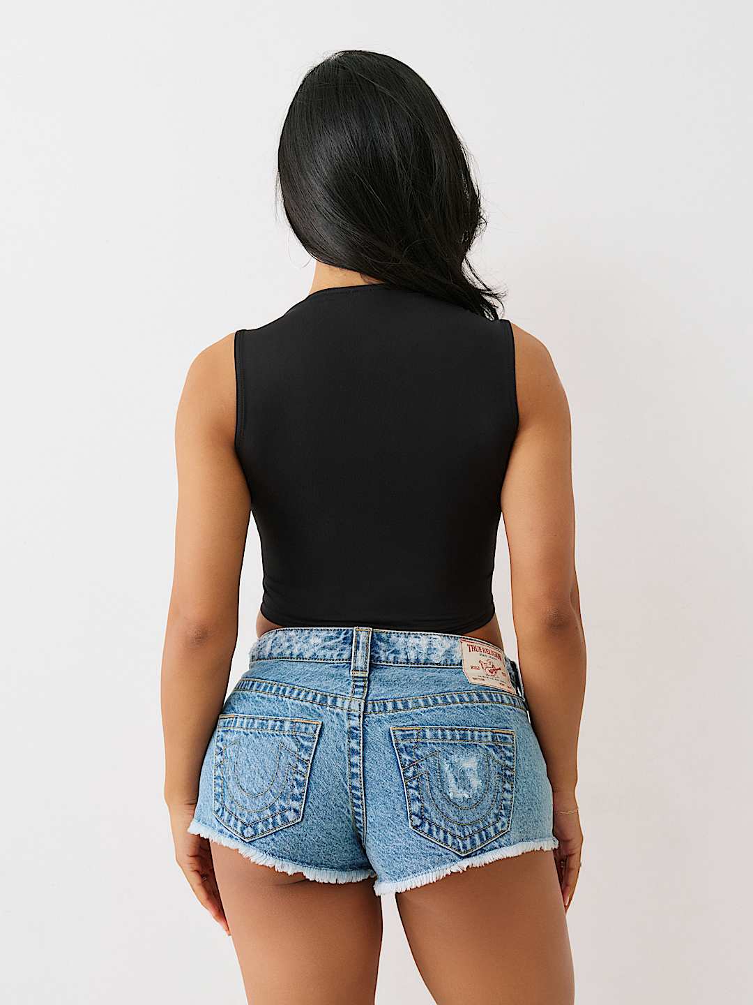 SQUARE NECK LOGO TANK TOP