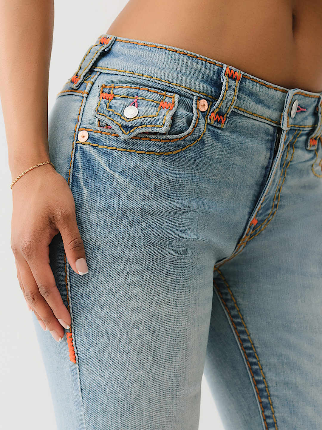 BECCA MID RISE SUPER T BOOTCUT JEAN