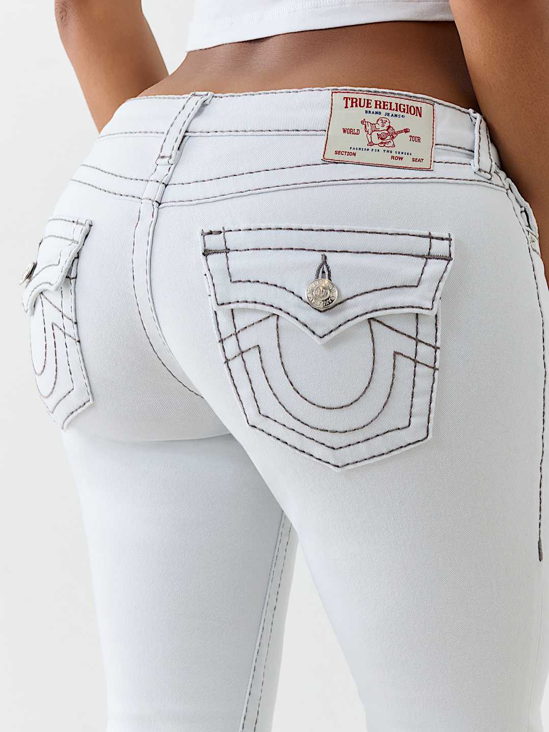 JOEY LOW RISE BIG T FLARE JEAN