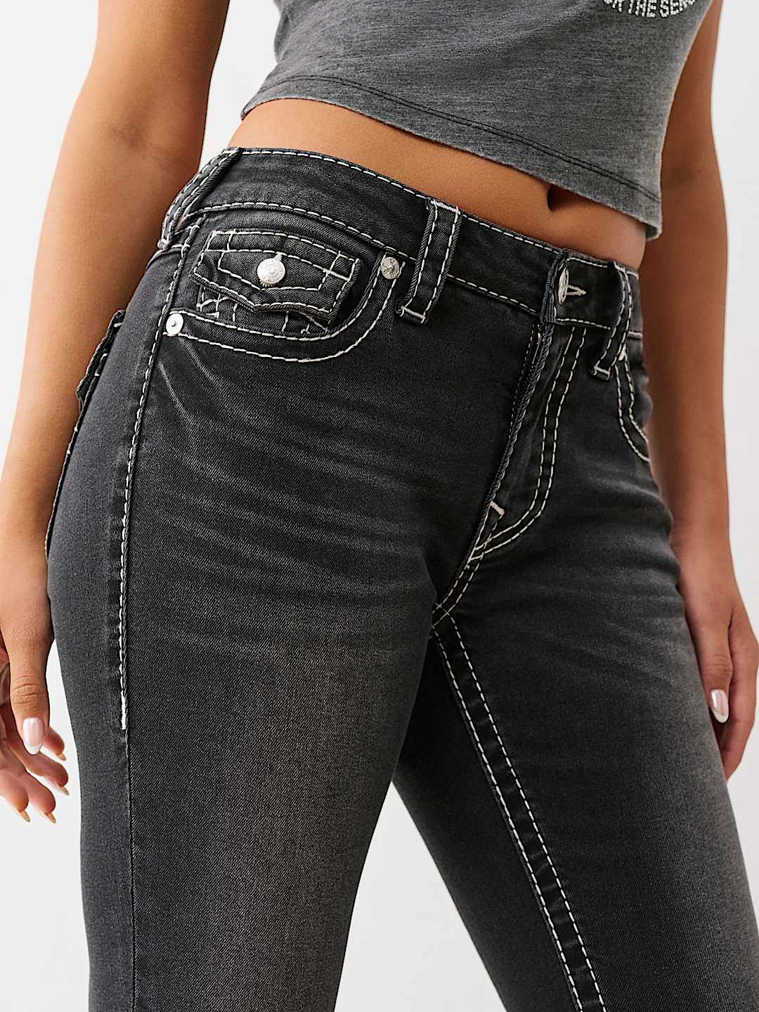 JENNIE MID RISE BIG T CURVY SKINNY JEAN