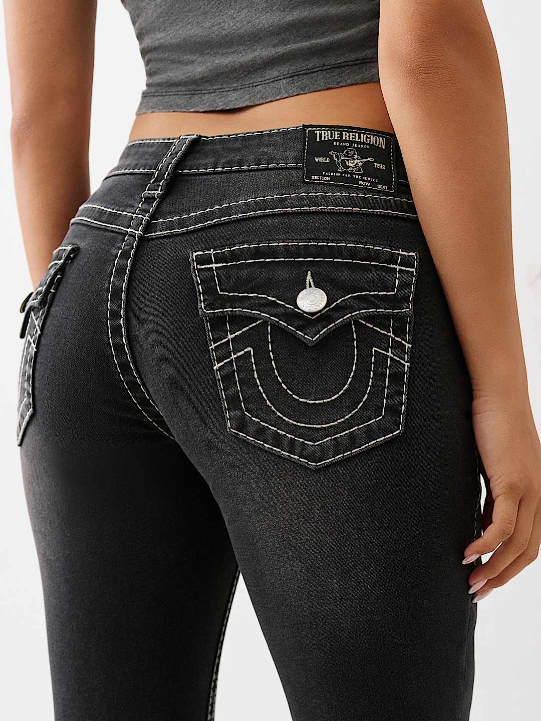 JENNIE MID RISE BIG T CURVY SKINNY JEAN