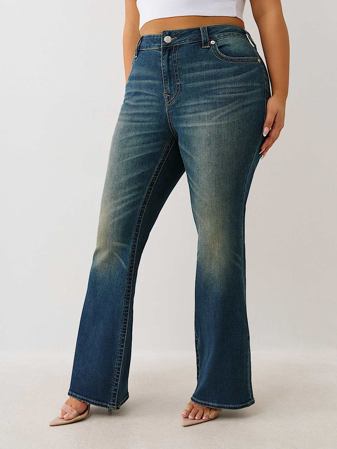 PLUS BECCA MID RISE BOOTCUT JEAN