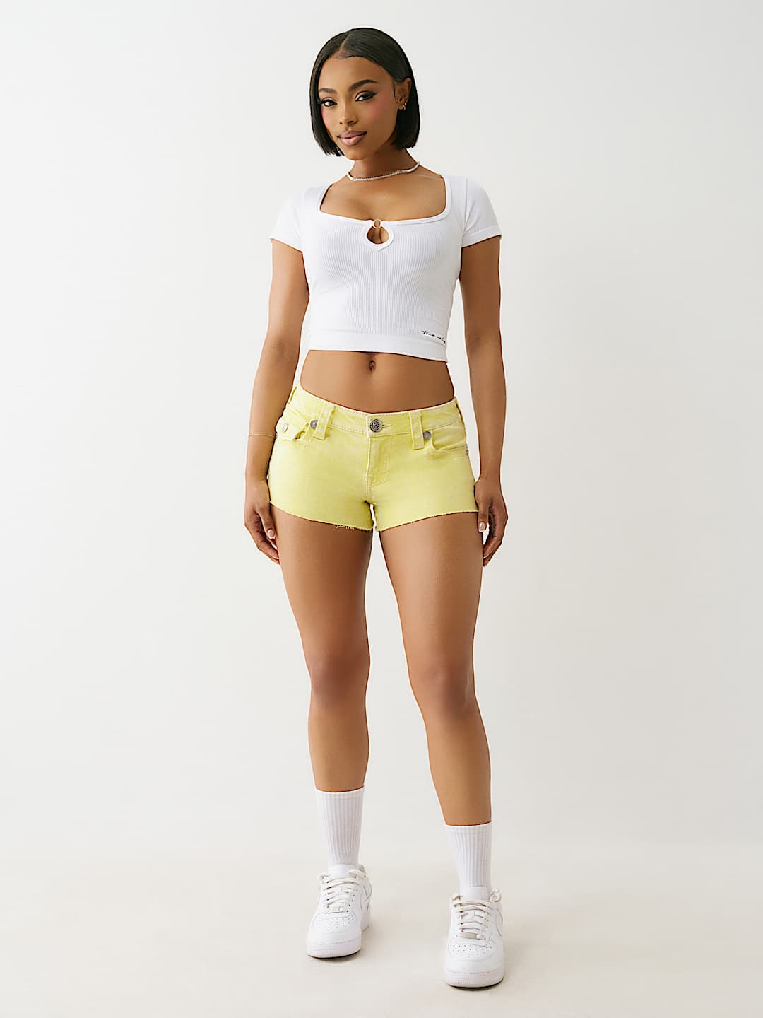 JOEY BIG T FRAYED SHORT