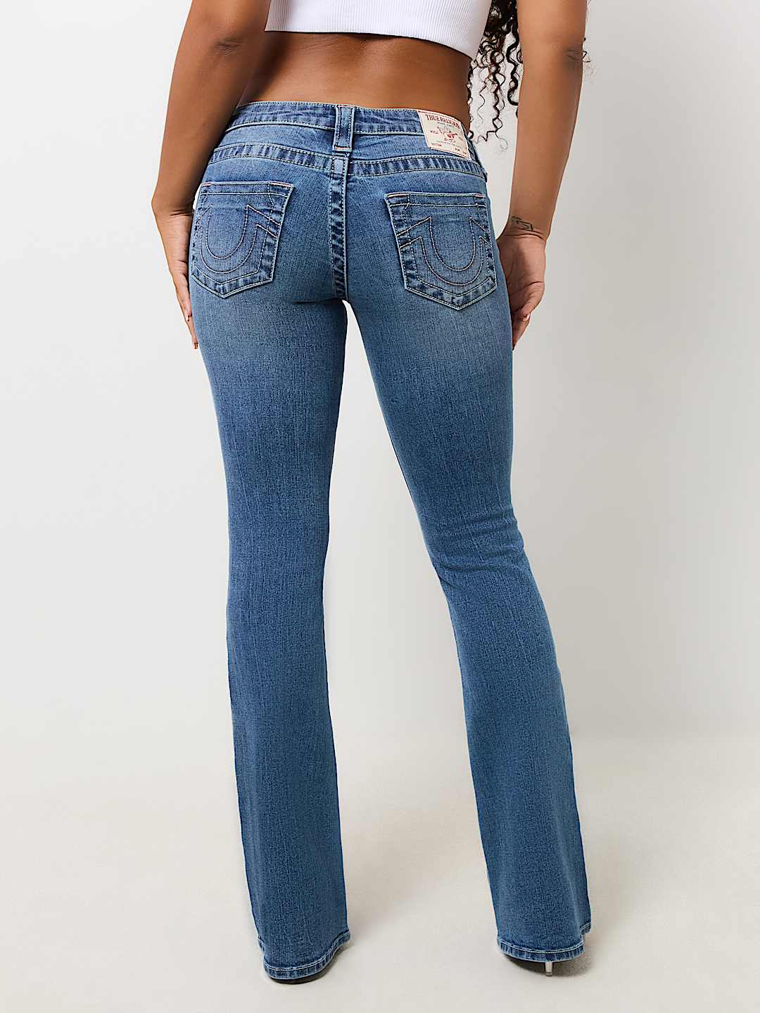 Ultra low rise flare orders jeans