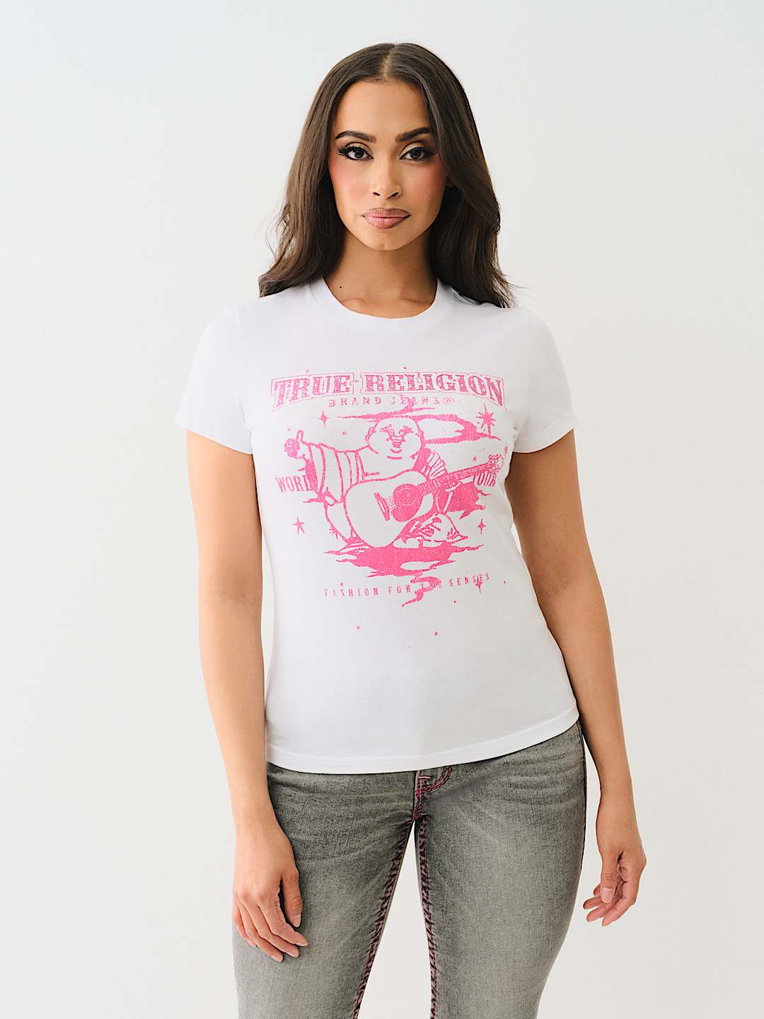 CRYSTAL LOGO BUDDHA TEE