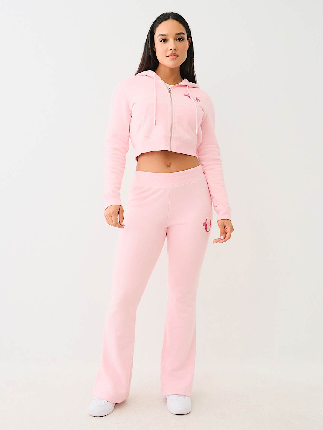 PLAYBOY X TRUE RELIGION CRYSTAL BOOTCUT SWEAT PANT