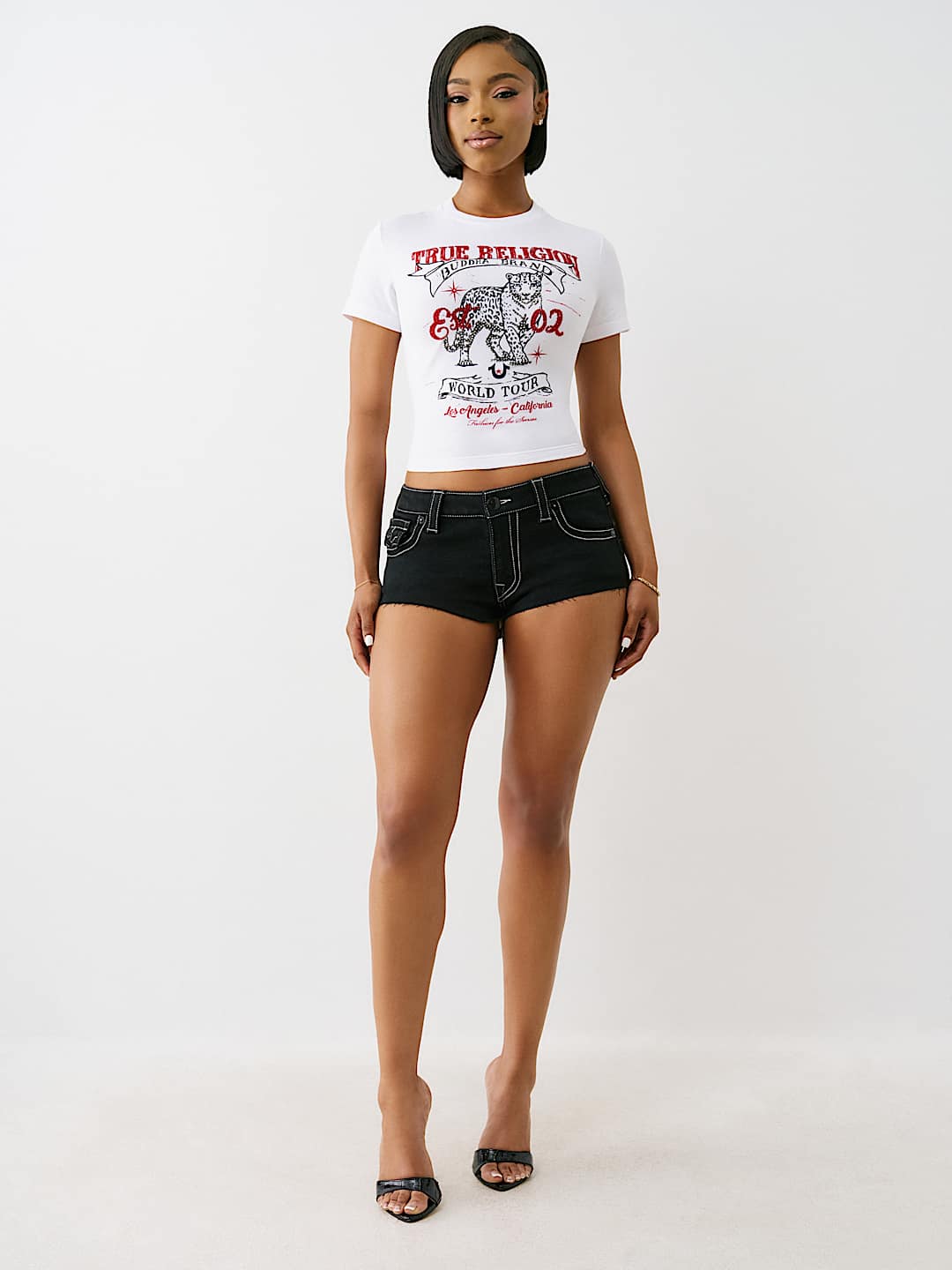 CRYSTAL LEOPARD BABY TEE