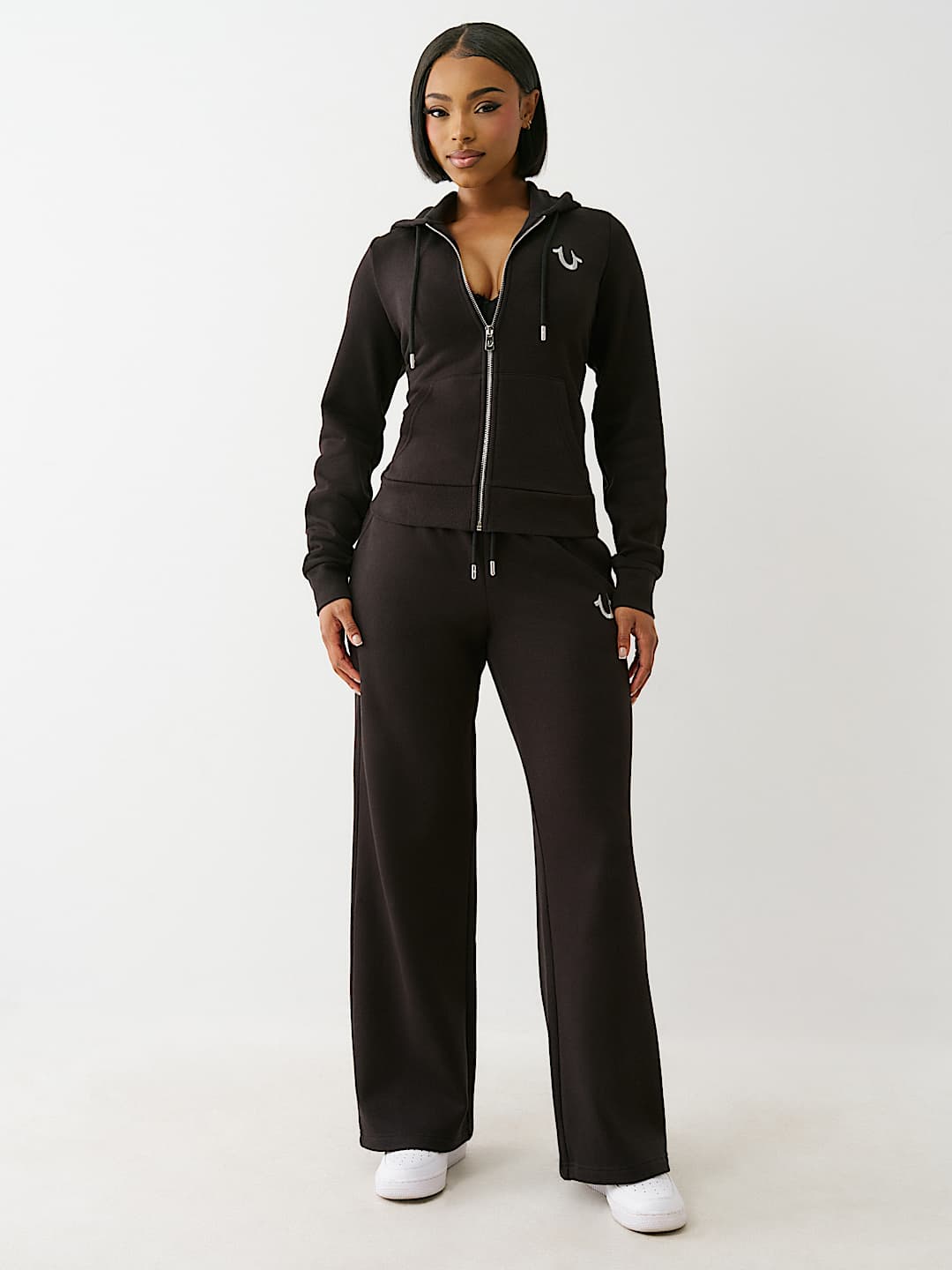 LUREX EMBROIDERED WORLD TOUR ZIP HOODIE