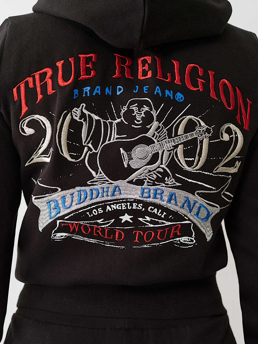 LUREX EMBROIDERED WORLD TOUR ZIP HOODIE