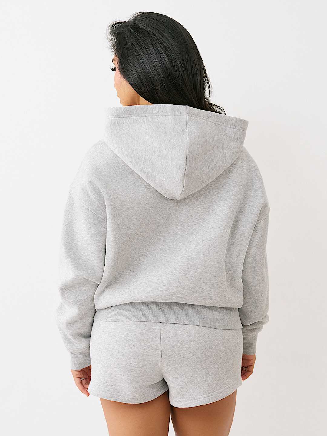 LOGO APPLIQUE BOYFRIEND HOODIE