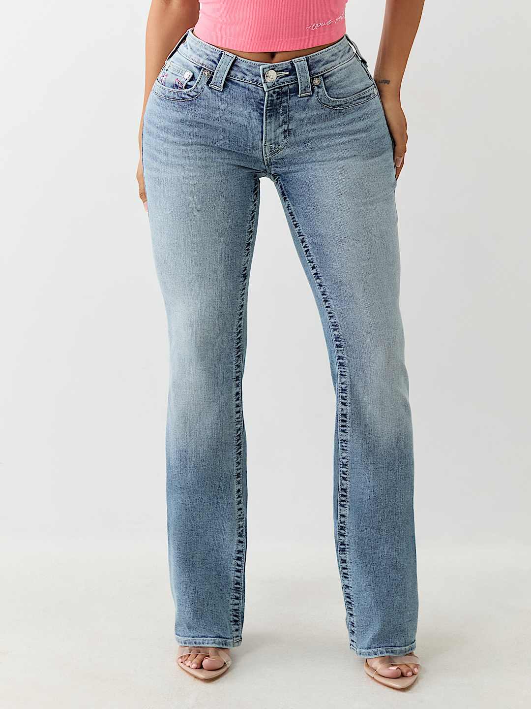 BECCA ‘I LOVE TRUE RELIGION’ BOOTCUT JEAN