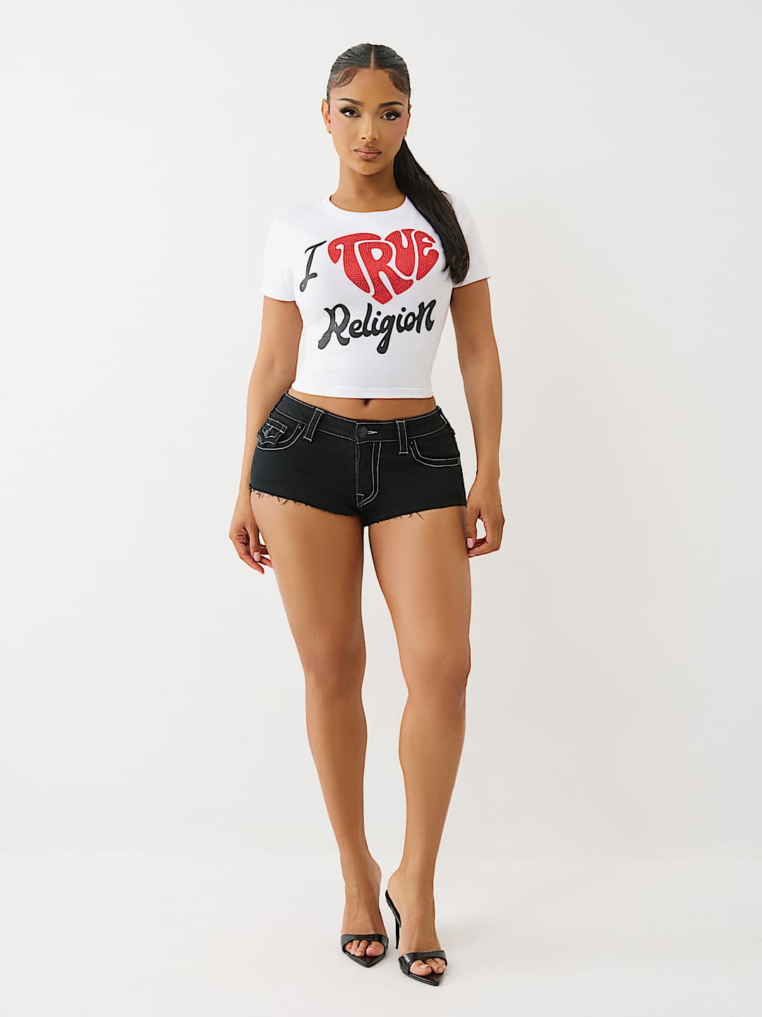 'I LOVE TRUE RELIGION' BABY TEE