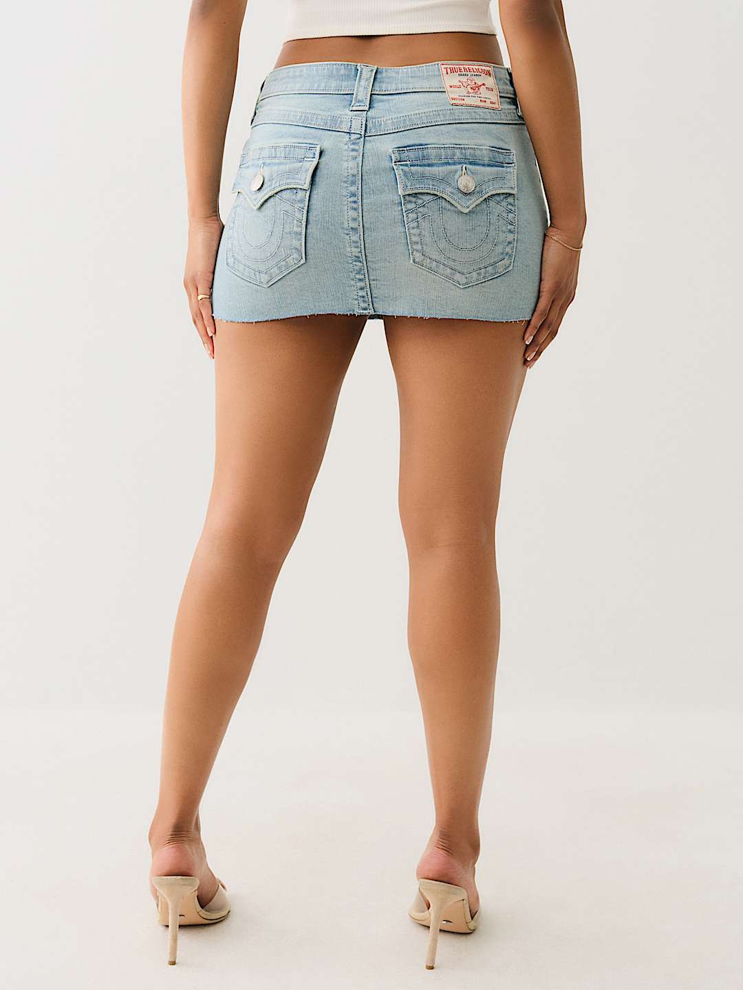 SADIE FRAYED MINI SKIRT