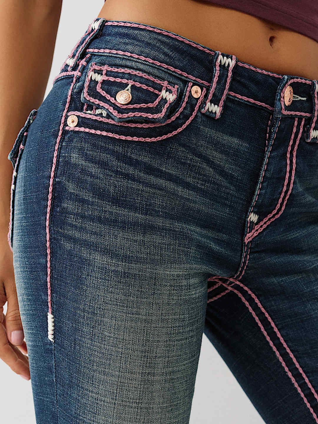 BECCA ROPE STITCH BOOTCUT JEAN, image 6