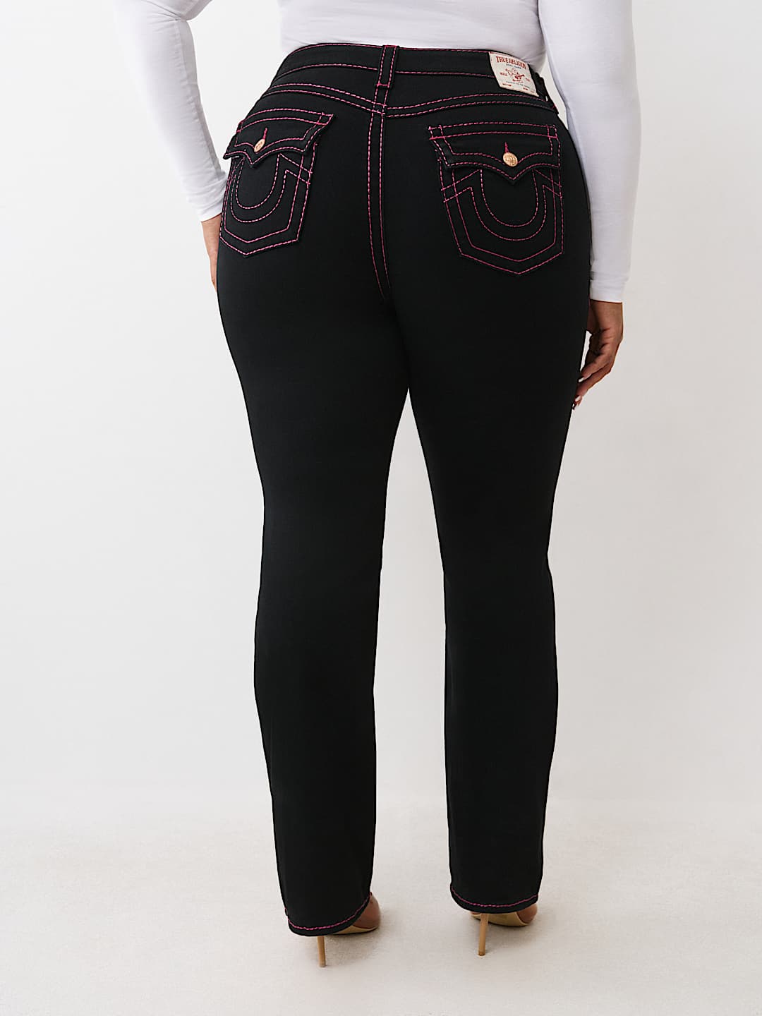 JEAN DROIT MI-TAILLE LUREX BILLIE BIG&nbsp;T TAILLE PLUS