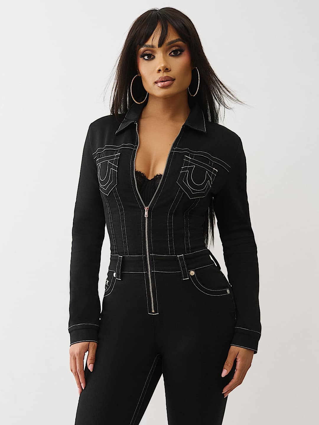 TERRY BOOTCUT JUMPSUIT, image 2