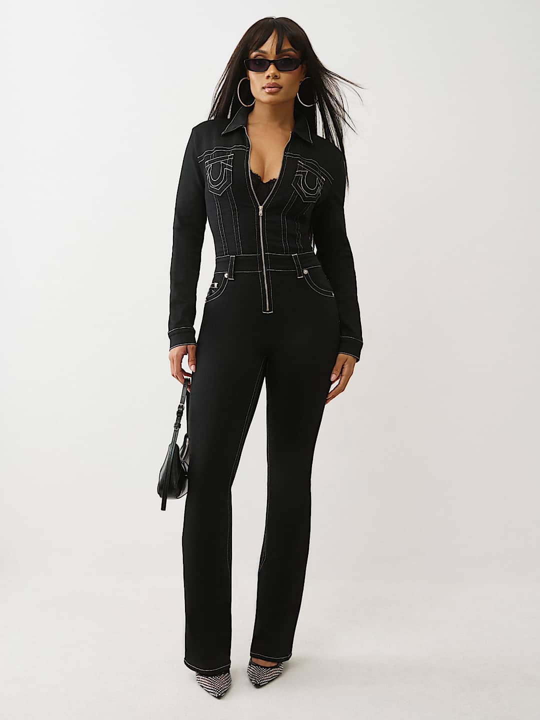 TERRY BOOTCUT JUMPSUIT, image 3