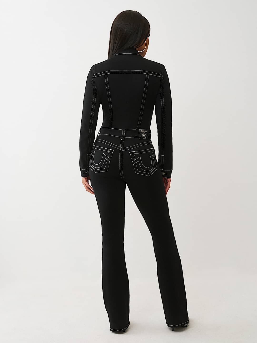 TERRY BOOTCUT JUMPSUIT, image 6