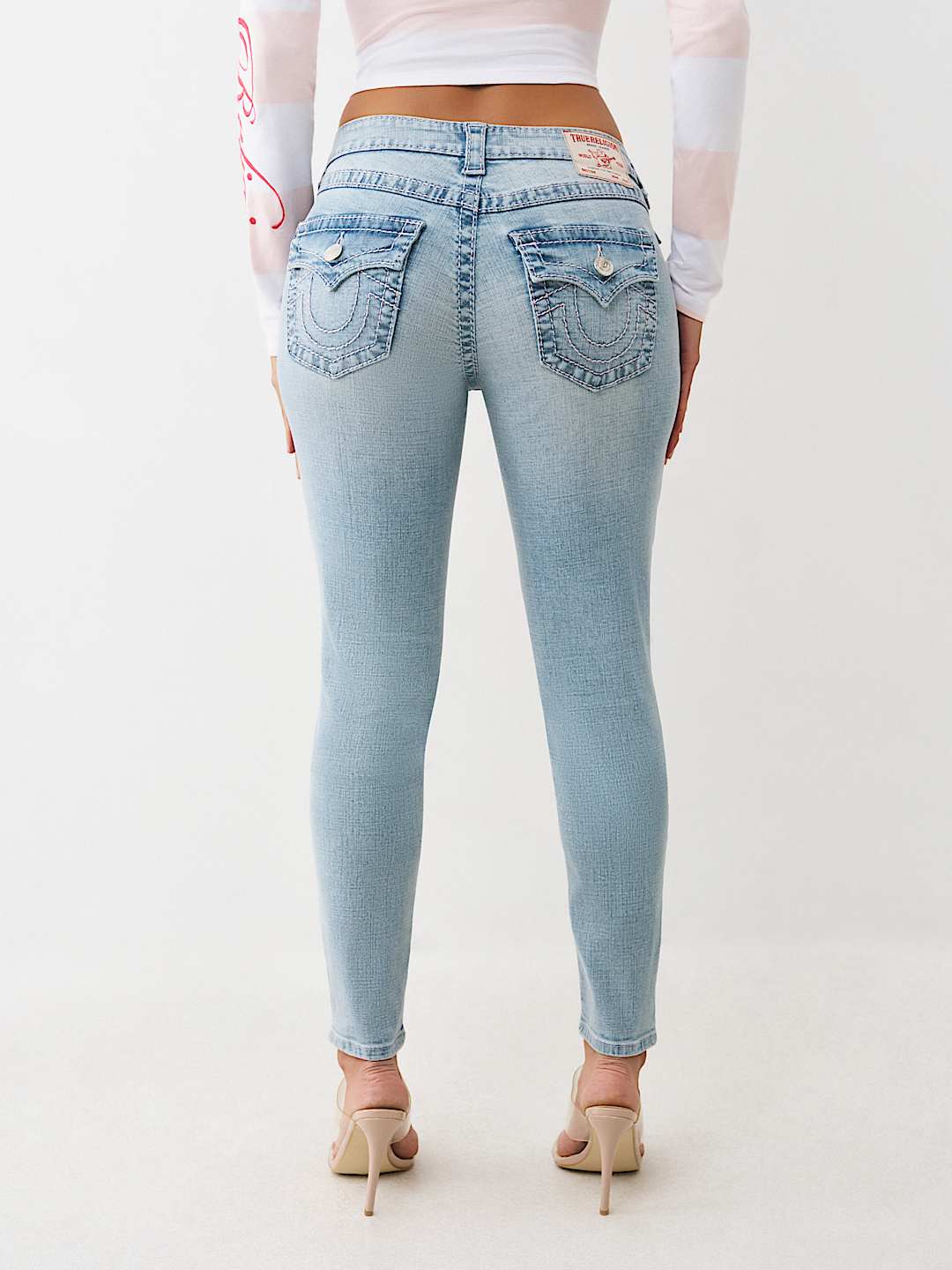 JENNIE MID RISE BIG T FLAP CURVY SKINNY JEAN, image 5