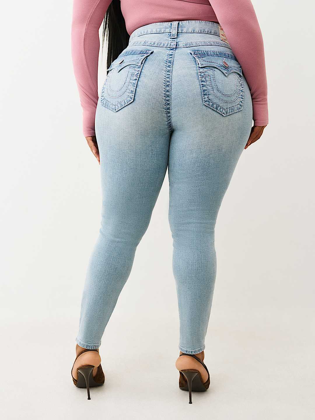 PLUS JENNIE MID RISE BIG T CURVY SKINNY JEAN, image 5