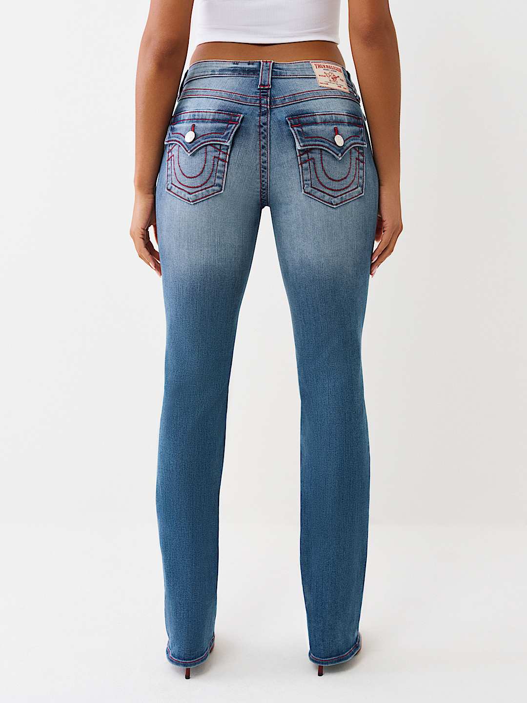 BILLIE MID RISE FLAP STRAIGHT JEAN, image 5