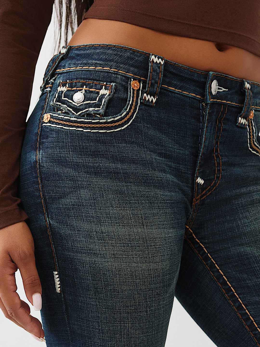 BECCA MID RISE SUPER T BOOTCUT JEAN, image 8