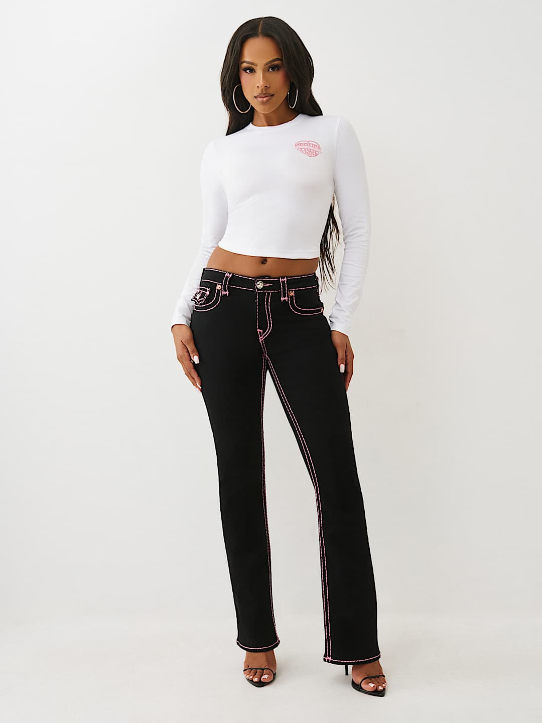 BECCA MID RISE SUPER T BOOTCUT JEAN, image 3