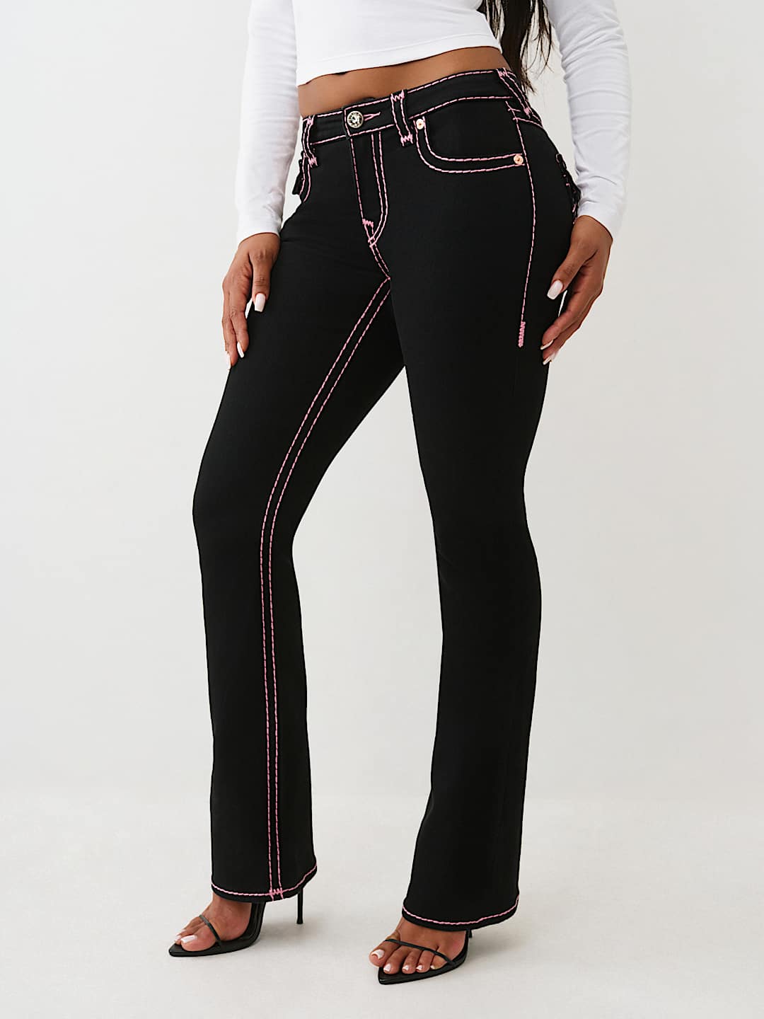 BECCA MID RISE SUPER T BOOTCUT JEAN, image 4