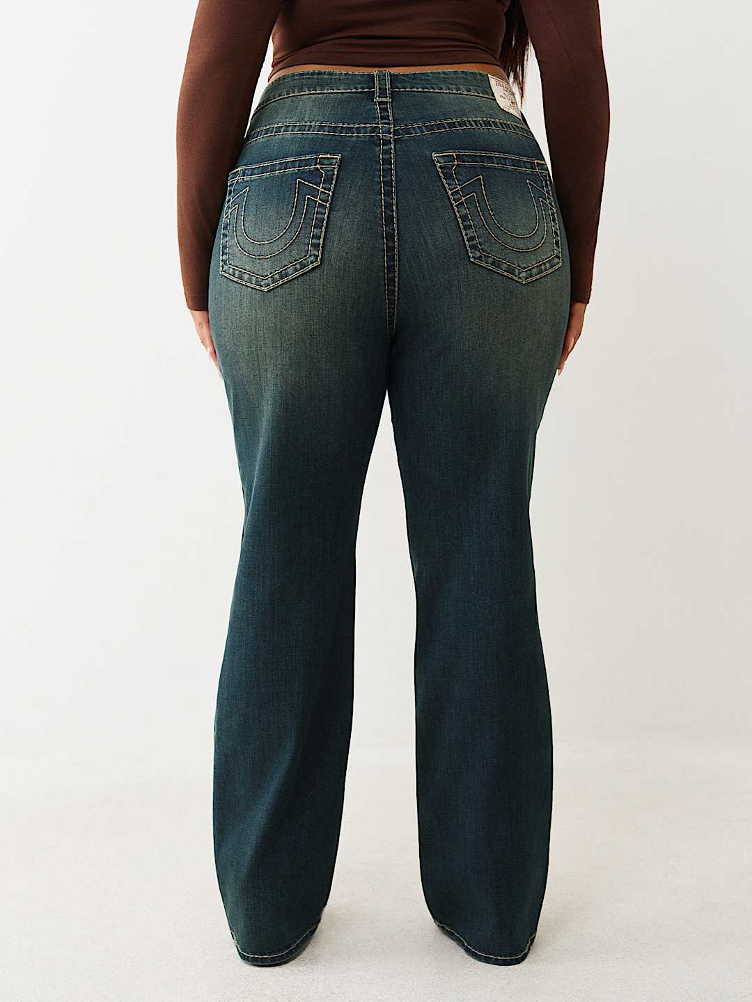 PLUS BILLIE MID RISE BIG T STRAIGHT JEAN, image 5