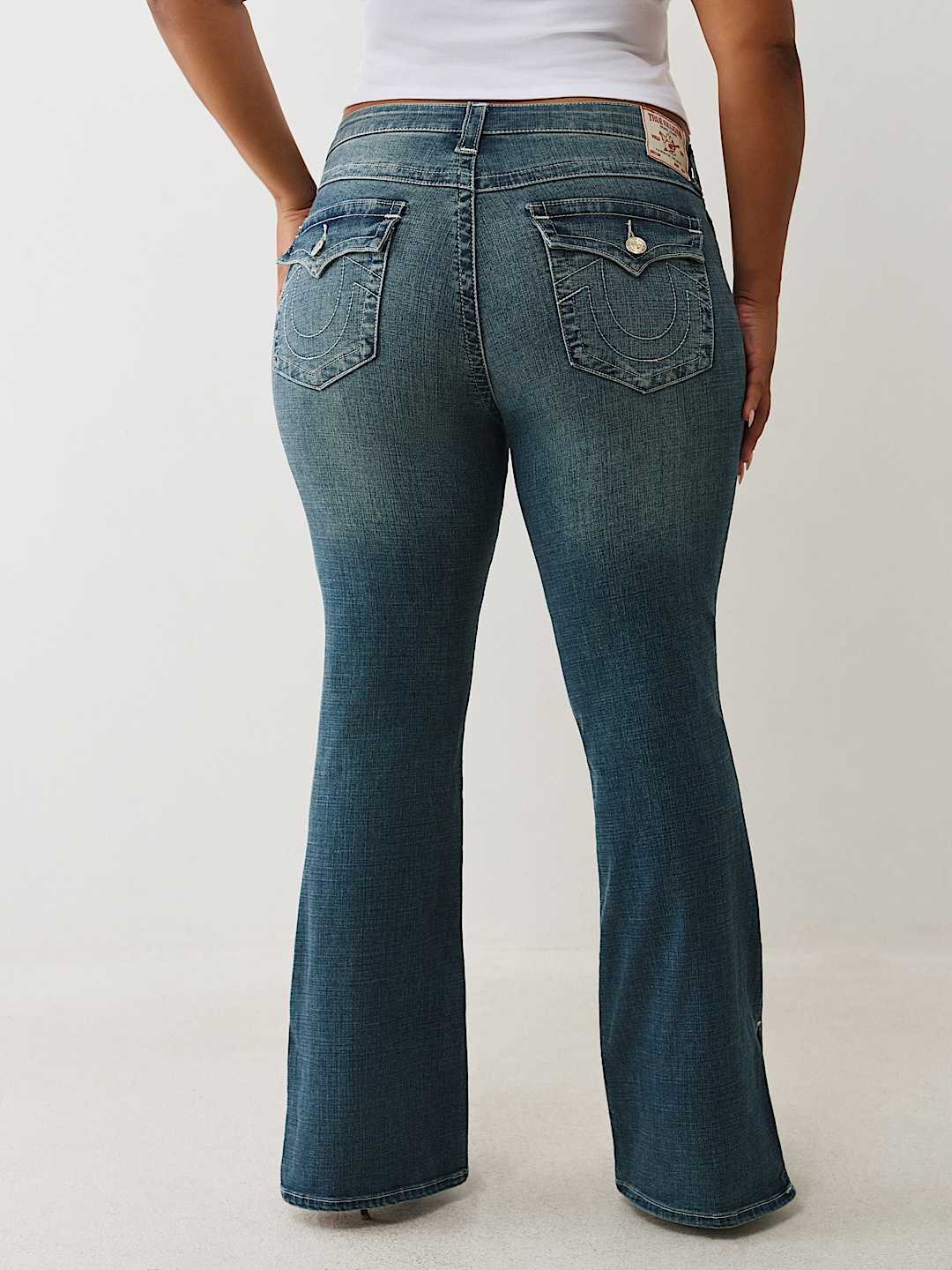 PLUS BECCA SIDE SLIT BOOTCUT JEAN, image 4