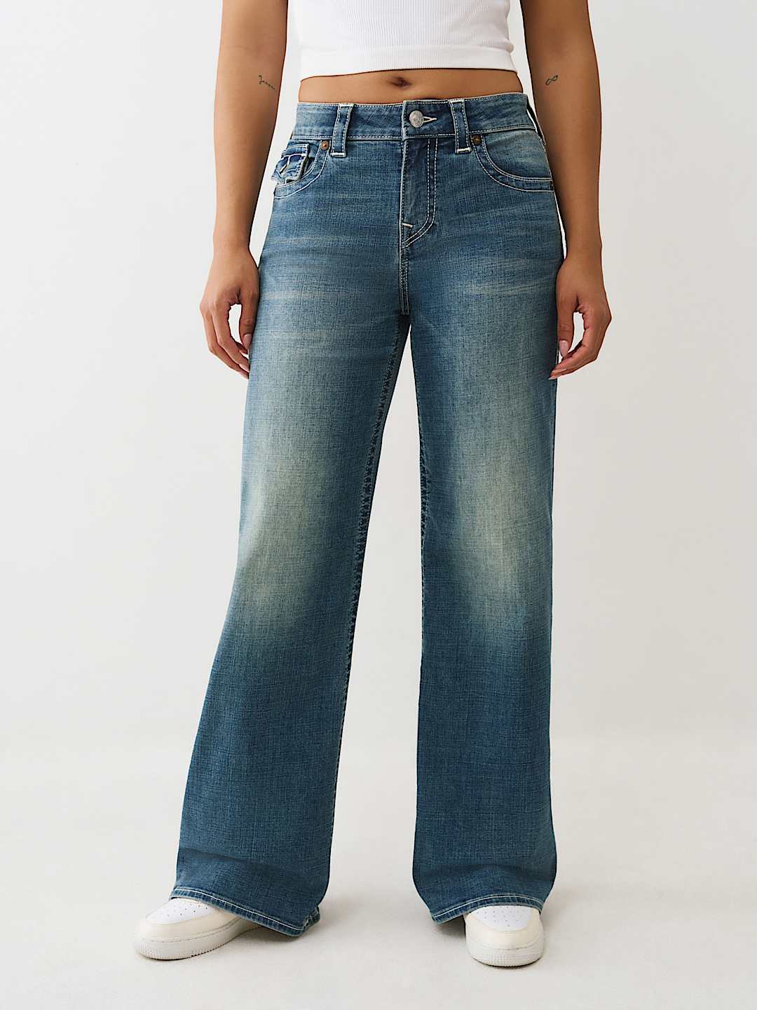 BOBBI MID RISE FLAP BAGGY JEAN, image 1