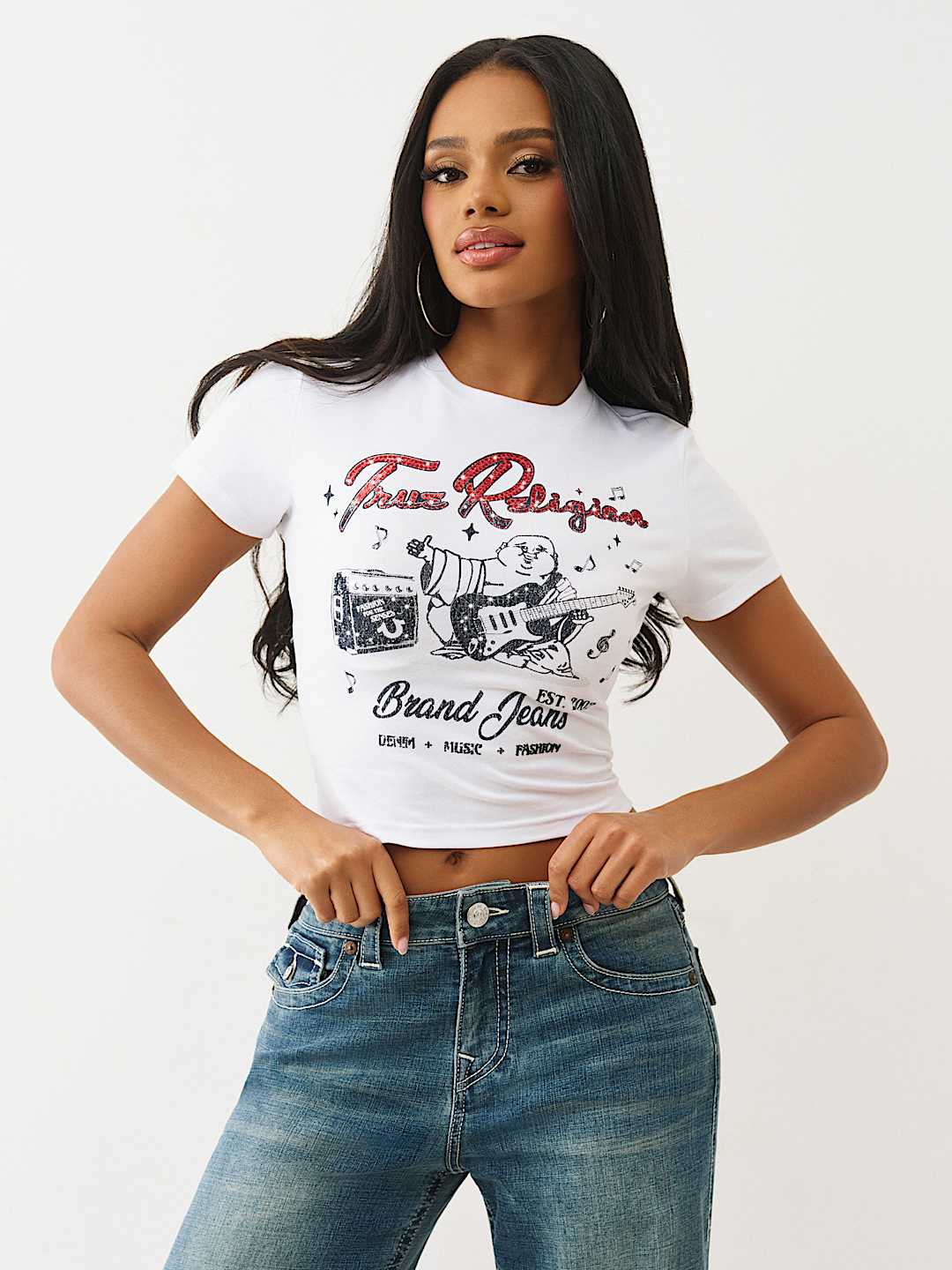 CRYSTAL BUDDHA BABY TEE, image 2