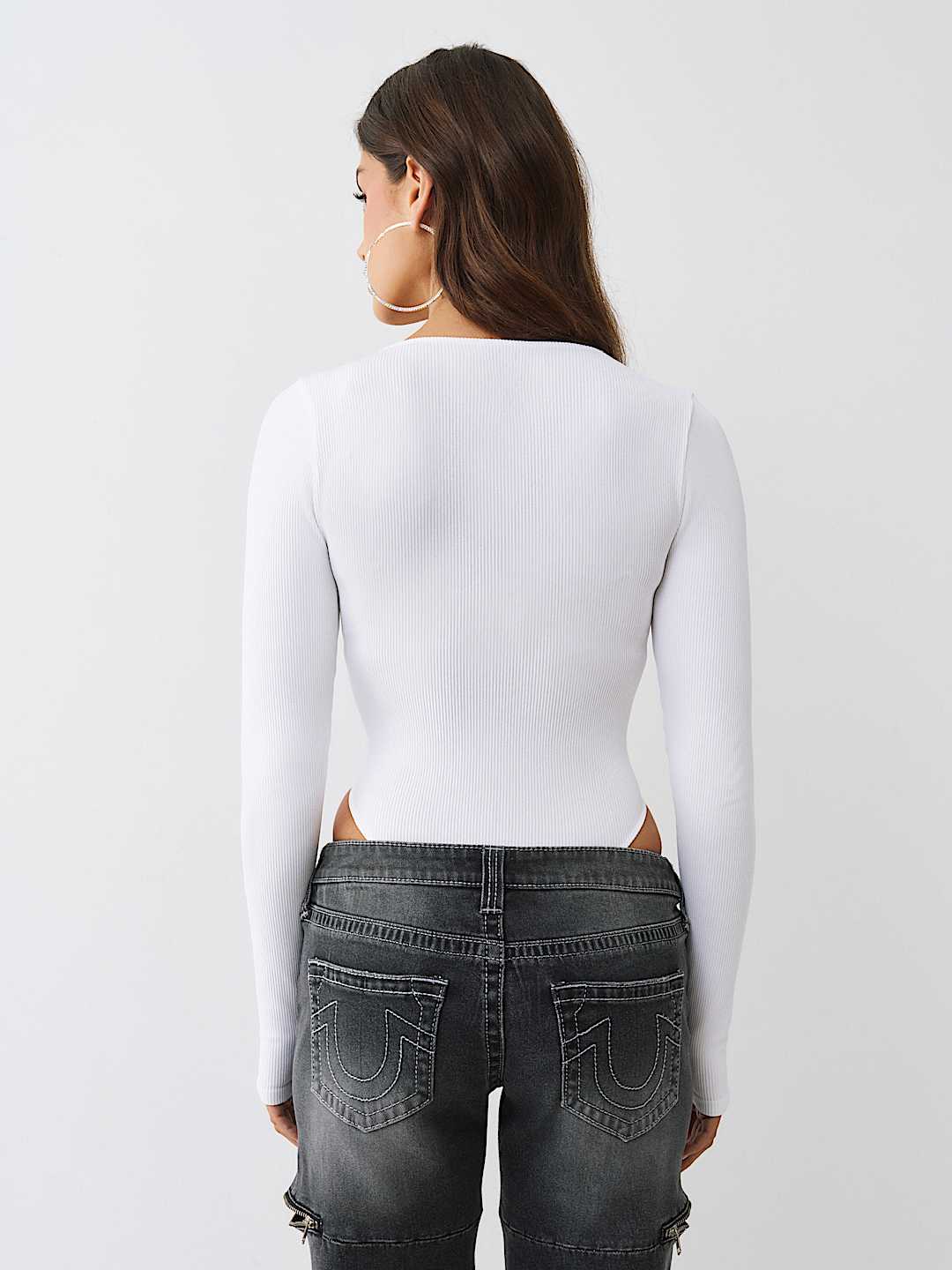 SEAMLESS LONG SLEEVE BODYSUIT, image 5