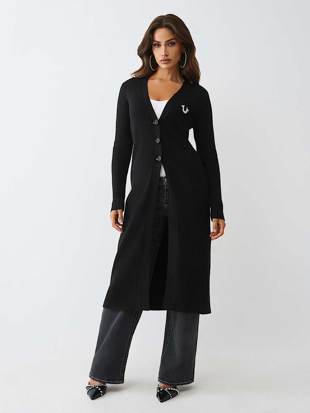 FAUX FUR DUSTER CARDIGAN, image 6