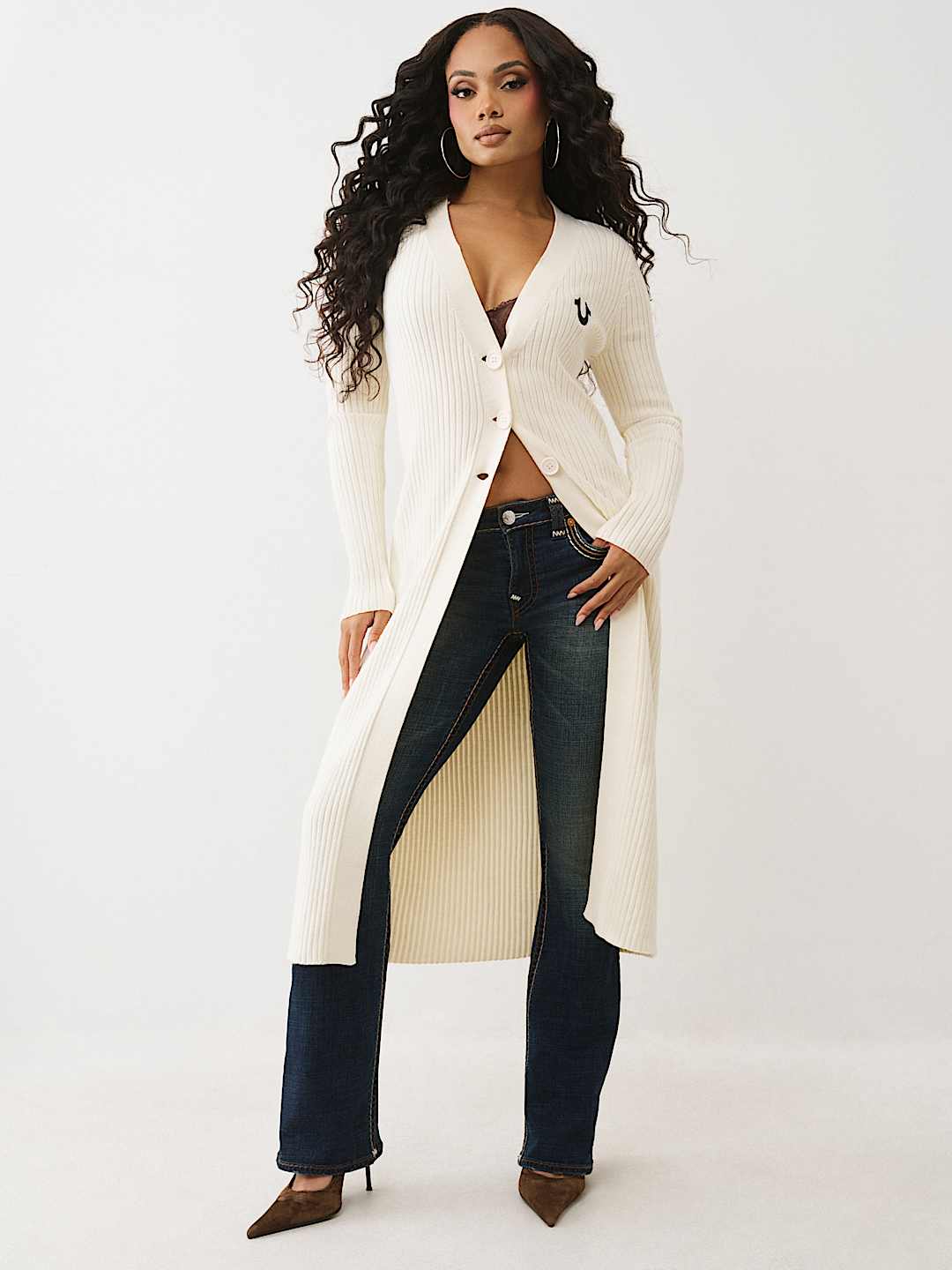 FAUX FUR DUSTER CARDIGAN, image 5