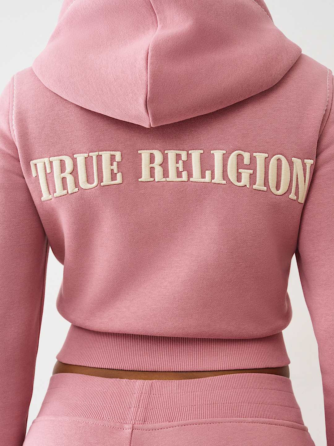 BIG T SHRUNKEN ZIP HOODIE, image 1