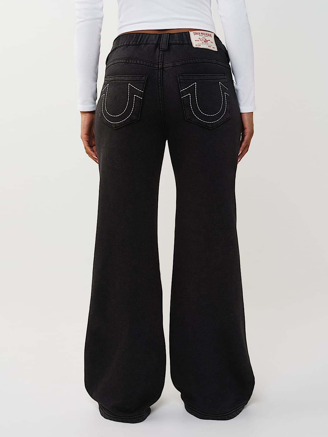 BOBBI WASHED FLEECE BAGGY PANT, image 5